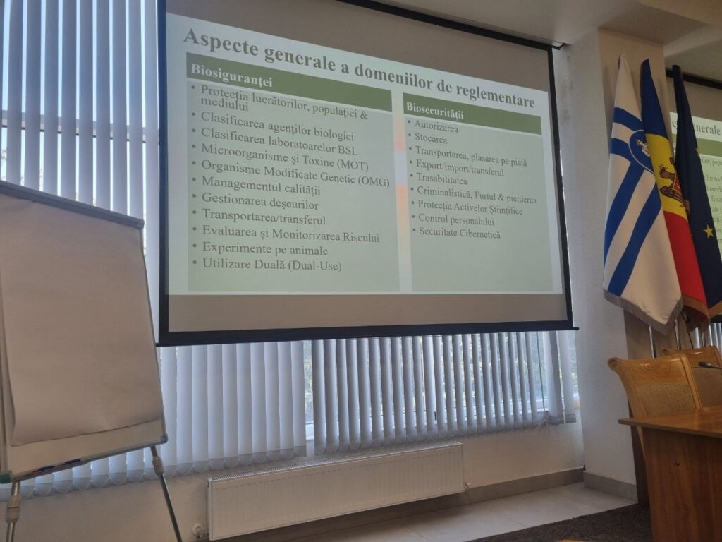 “Consolidarea cadrului național de biosiguranță și biosecuritate: CNSAPSA a participat la atelierul de validare a legislației naționale”